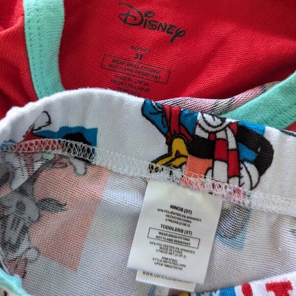 Disney Mickey Mouse Christmas Lights Pajamas size 3t - Picture 4 of 4